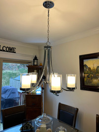 Modern dining room light $375