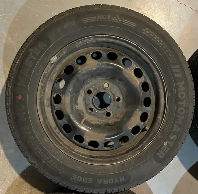 4 Motomaster Hydra Edge 95/65 R15 on rims 5x105mm bolt pattern in Tires & Rims in Ottawa - Image 5