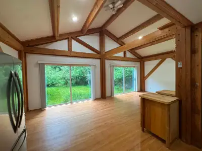Beautiful, newly renovated detached timber-frame cottage available for rent in a quiet North Saanich...