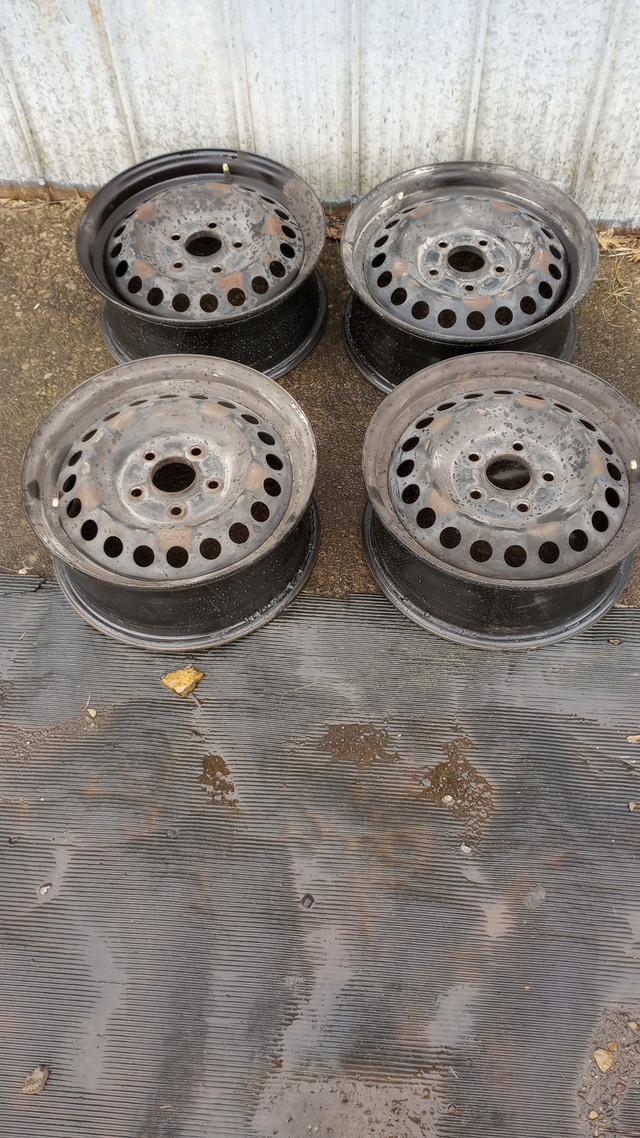 FOUR STEEL RIMS in Tires & Rims in St. Catharines