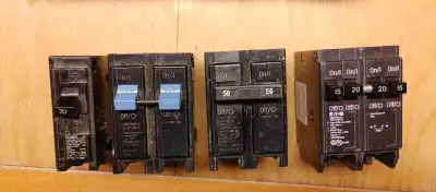 Various Culter Hammer / Eaton breakers- plug in, View more