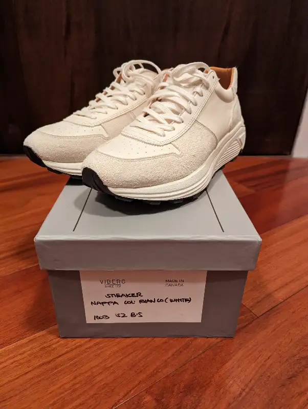 Viberg Sneaker (Nappa White Horsehide/Men's/8.5)628643628819221211
