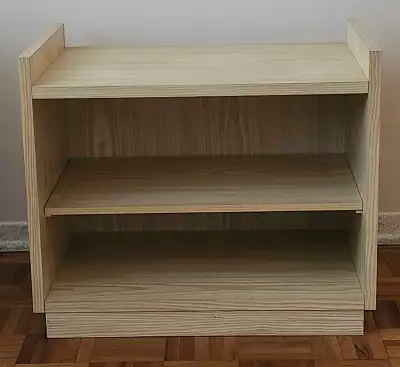 Étagère / petit meuble de rangement en bois plaque, View more