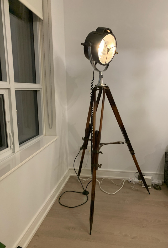 UpCountry Coast Guard/Search Light Tripod Floor Lamp in Indoor Lighting & Fans in City of Toronto