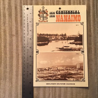 1874-1974 Centennial pictorial Nanaimo BC  Calendar