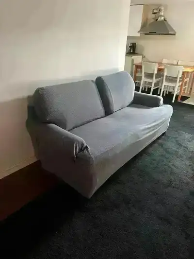 Sofa 3 seater, used, very clean, sleep cover - extra, View more