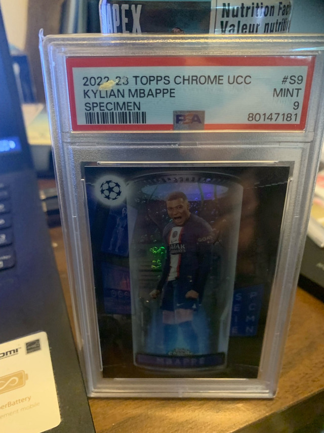 Graded 2022 Mbappe card  in Arts & Collectibles in Victoria