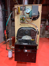 350 MBH Weil-McLean oil fired hot water boiler
