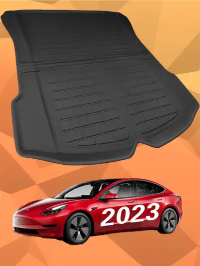 Tesla Model 3 Cargo All-Weather 3D Rear Trunk Mat, View more