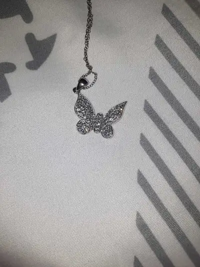 Butterfly necklace pick up only, View more