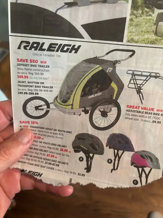 Kid Push/Jogging Trailer Option 1 or 2 kids. Excellent Condition in Strollers, Carriers & Car Seats in Mississauga / Peel Region - Image 6