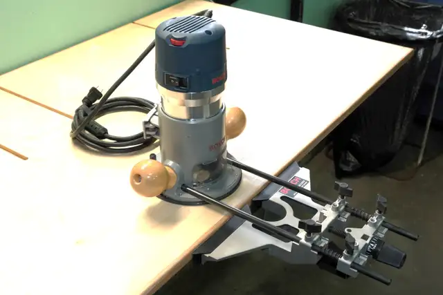 Bosch Router, Table, Edge Guide and Accessories