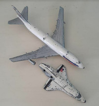 Vintage Lintoy Boeing 747 NASA plane ERTL Space Shuttle diecast