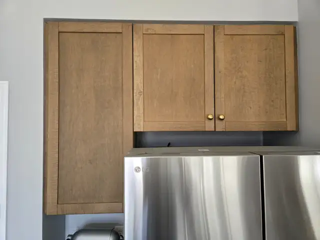 Kitchen Cabinets (shaker): includes doors, shelves, and knobs64519992277633122
