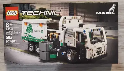 Sealed. Brand New In Original Box. LEGO Technic 42167 Mack LR Electric Garbage Truck Building Set /...