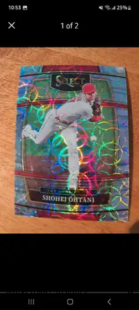 MLB Card - Shohei Ohtani #85Scope Prizm Parallel Concourse