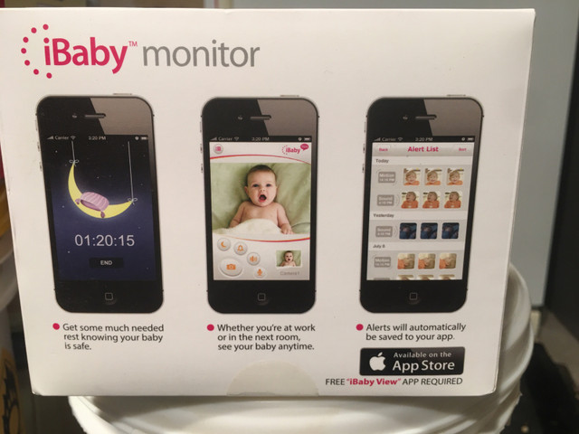 I BABY MONITOR; BRAND NEW; INFRARED NIGHT VISION W/NOTIFICATIONS in Gates, Monitors & Safety in Winnipeg - Image 3