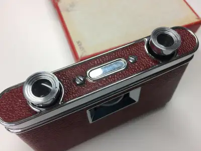 Opera glasses, binoculars, folding. Original box. Made in Japan.