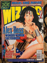 Wizard The Comic Magazine # 123 Wonder Woman. 