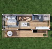 Off grid container home