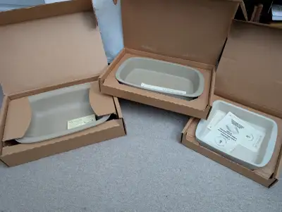 Pampered Chef 3 Pc Stone Baker Set Stoneware, View more