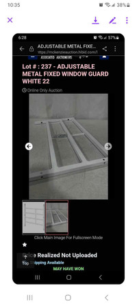 Apartment window safety rail