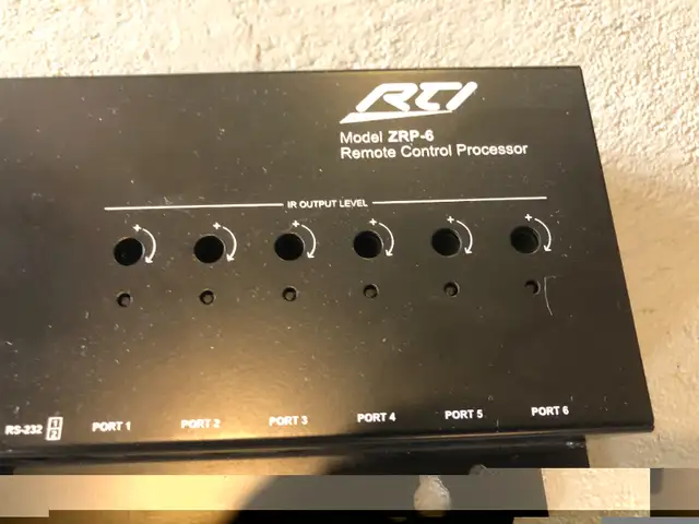 RTI ZRP-6 REMOTE CONTROL PROCESSOR64667460719746122