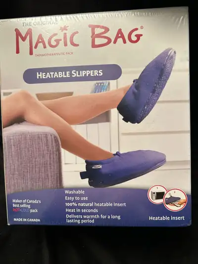 New Magic Bag Heatable Slippers -$20, View more