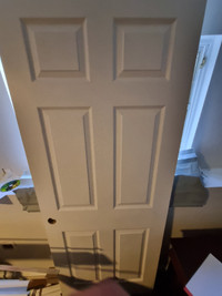 32" wide 80" Long Right-Hand Inswing 6-Panel Door
