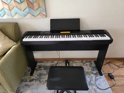 Casio electric piano 88 keys full size, View more