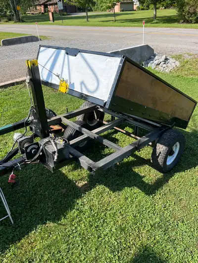 Small Off Road Powered Dump Trailer, View more