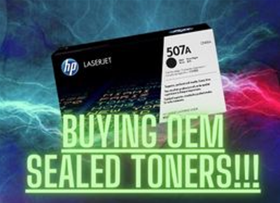 BUYING SEALED OEM TONERS HP XEROX LEXMARK BROTHER RICOH AND MORE, View more