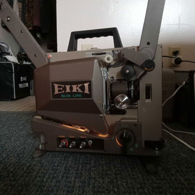 16mm movie projector with sound. Eiki Slim Line,  working.  in Cameras & Camcorders in Edmonton - Image 4