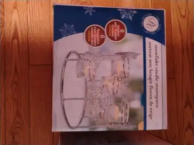 Dana Collin Snowflake Candle Centrepiece, View more