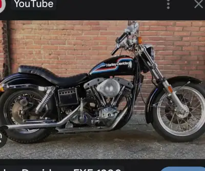 Looking for a nice Harley fxe superglide shovelhead or a Harley fxs low rider shovelhead. No junk in...