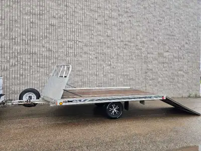 2014 all aluminum versa max Atv/Sled trailer. Drive on drive off. Pulls easy and straight. Works per...
