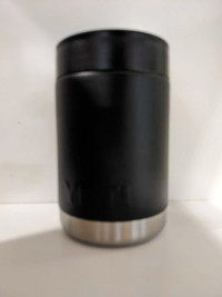 YETI Rambler Colster Stainless Steel Black Bottle/Can Holder