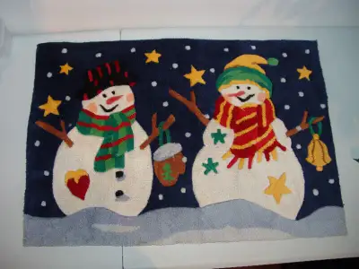 Superbe tapis décoratif en laine 100% acrylique 24 x 36", View more