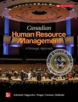 Canadian Human Resource Management 14E Schwind 9781265688615, View more