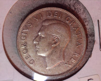pièce de monnaie de collection 50 cents 1948