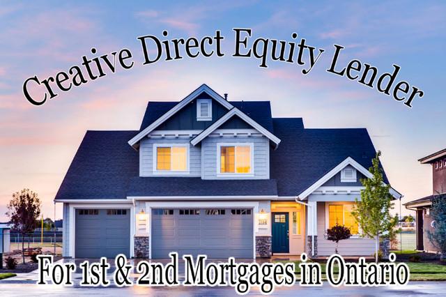 Creative Direct Private Mortgage Lender in Financial & Legal in Ottawa