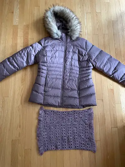 CALVIN KLEIN LADIES PARKA SIZE XL with NECK SCARF, View more