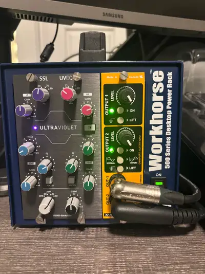 Radial Workhorse 500 series  - loaded: SSL ultraviolet EQ, X-Amp, View more