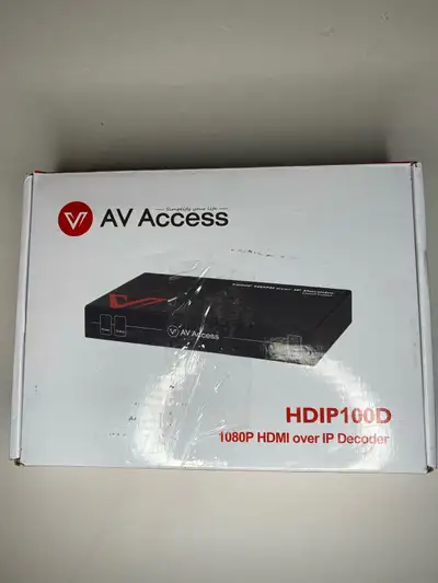 AV Access HDIP100D 1080P HDMI over IP Decoder, View more