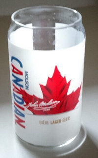 Vintage Molson Canadian Beer Glass