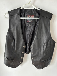 Leather Motorcyle Vest-Women’s XXL