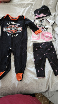 Harley Davidson baby outfits!!