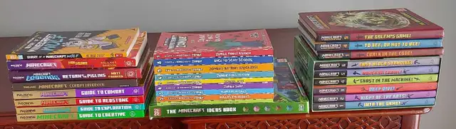 HUGE MINECRAFT BOOK LOT OF GUIDES COMBAT BOOKS - MOSTLY in Children & Young Adult in City of Toronto - Image 9