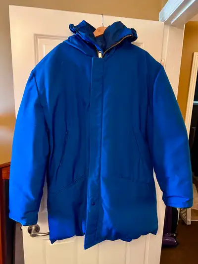 Mens Calberta quilted goose down parka & hood treated with Nomex, View more