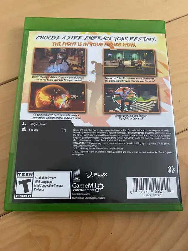 Cobra Kai xbox one video game in XBOX One in Laval / North Shore - Image 3